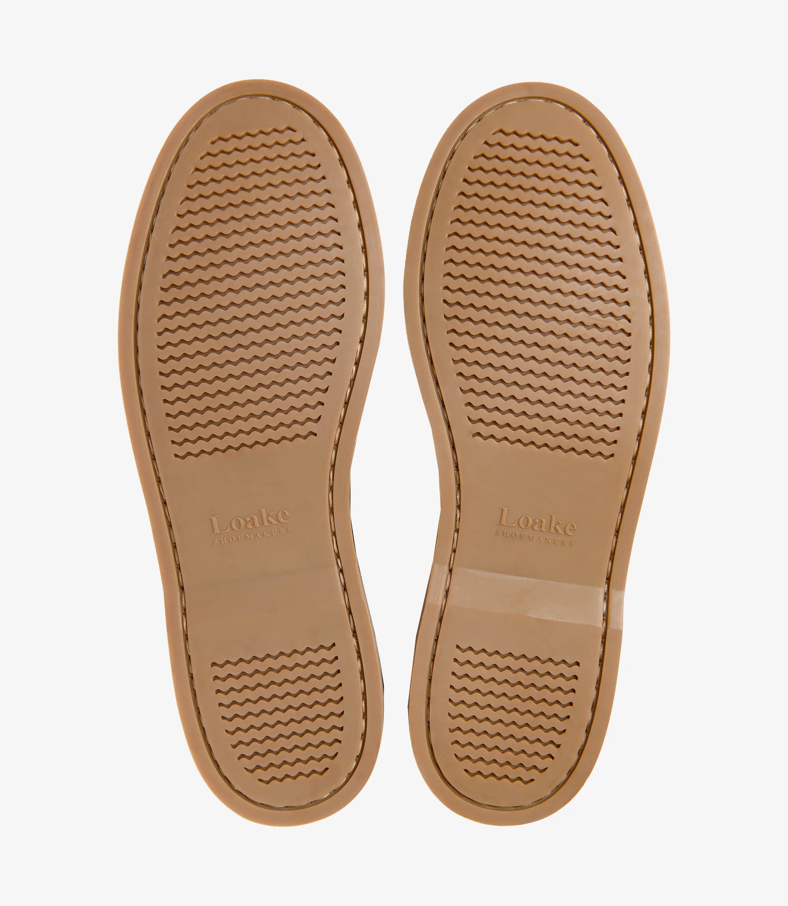 Loake Padstow Brown Waxy Leather Deck Shoes for Men