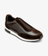 Loake Ballantyne Dark Brown Suede & Grain Leather Sneakers for Men