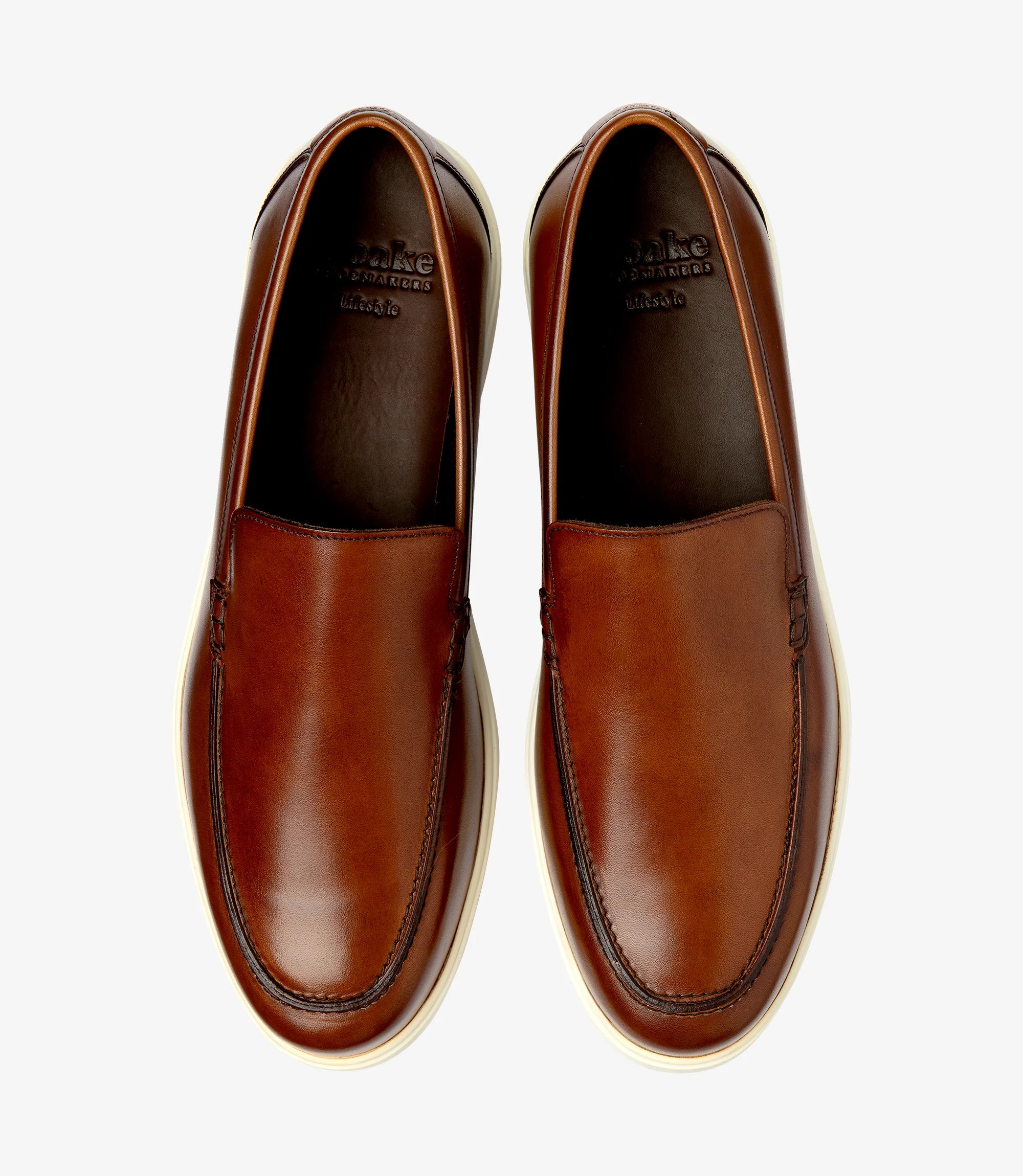 Loake Tuscany Cedar Calf Leather Life Style