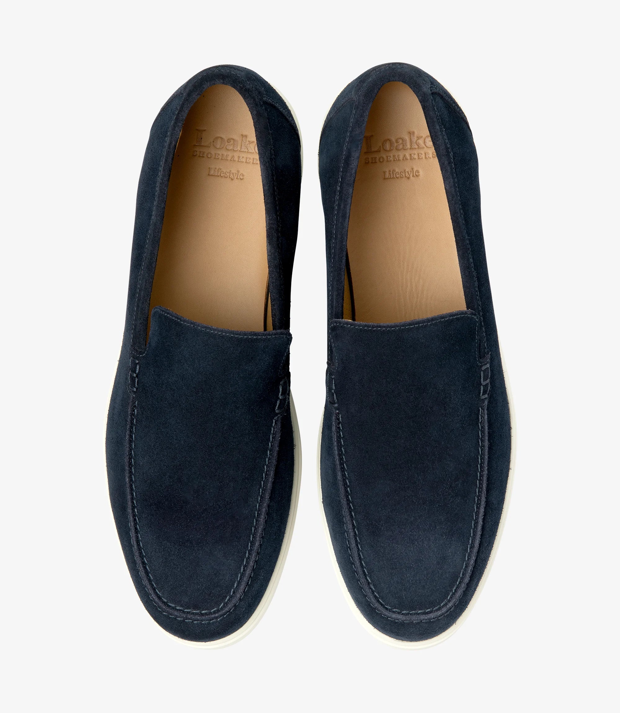 Loake Tuscany Navy Suede Life Style