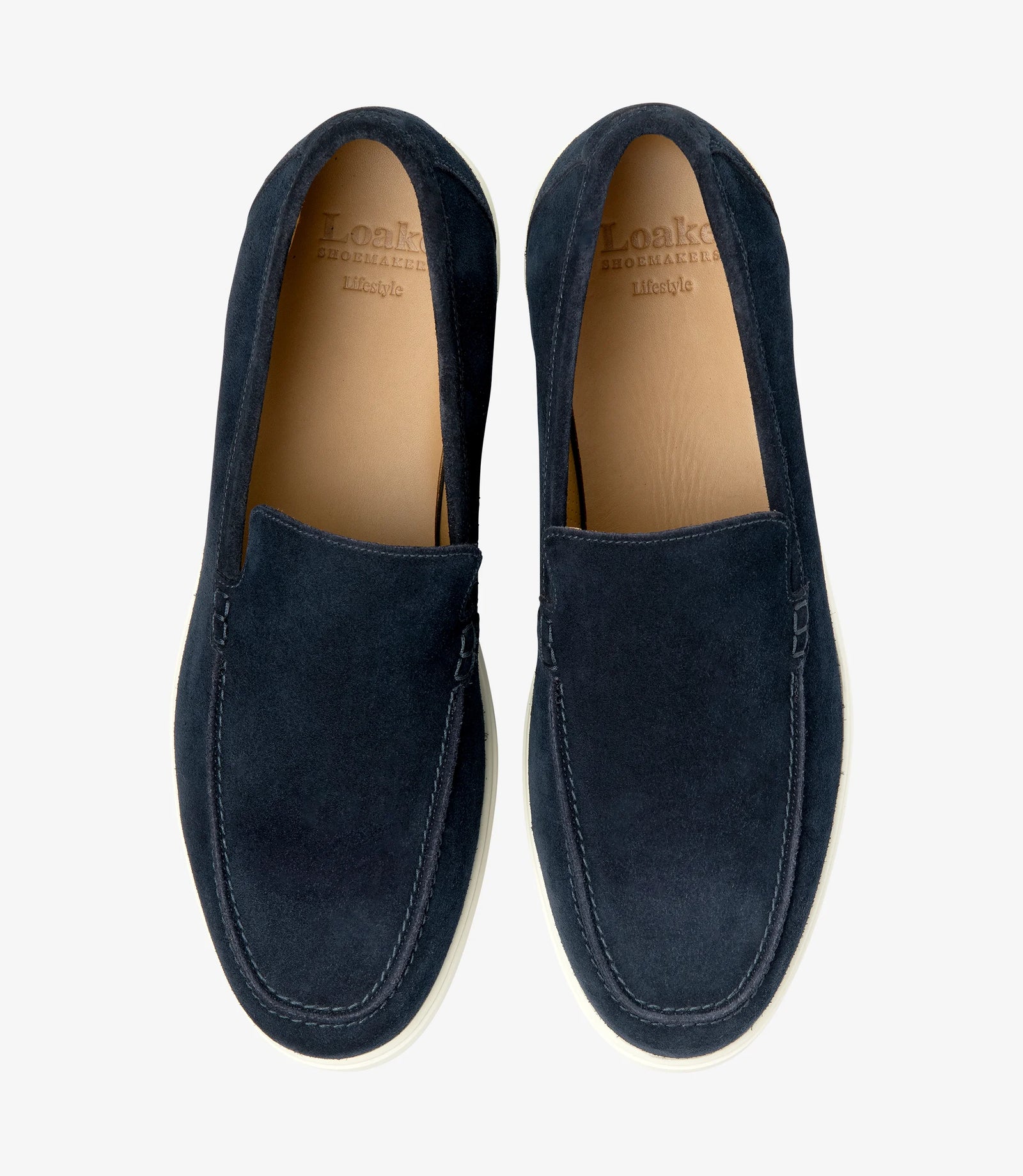 Loake Tuscany Navy Suede Life Style