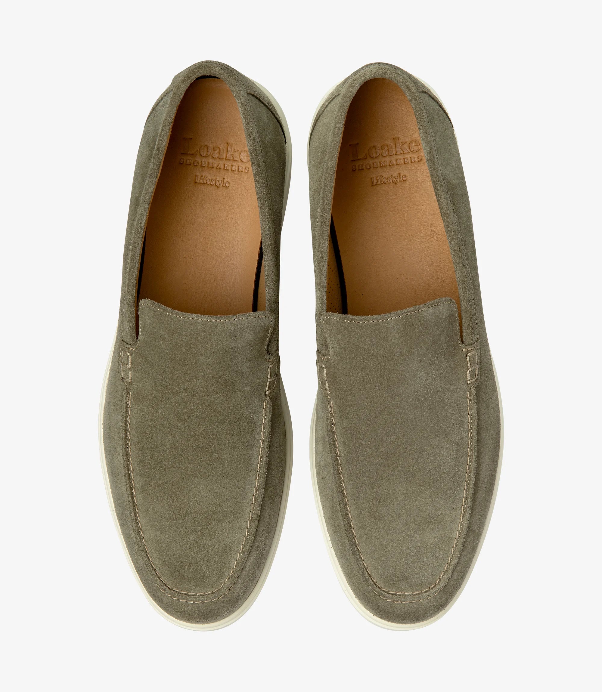 Loake Tuscany Pistachio Suede Life Style